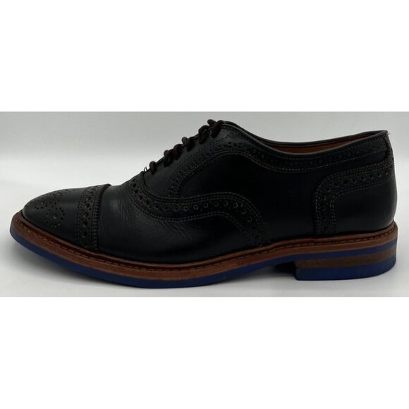 Allen Edmonds Strandmok Oxfords Dress Shoes Mens Size 9D Black Leather Cap-Toe main image 9